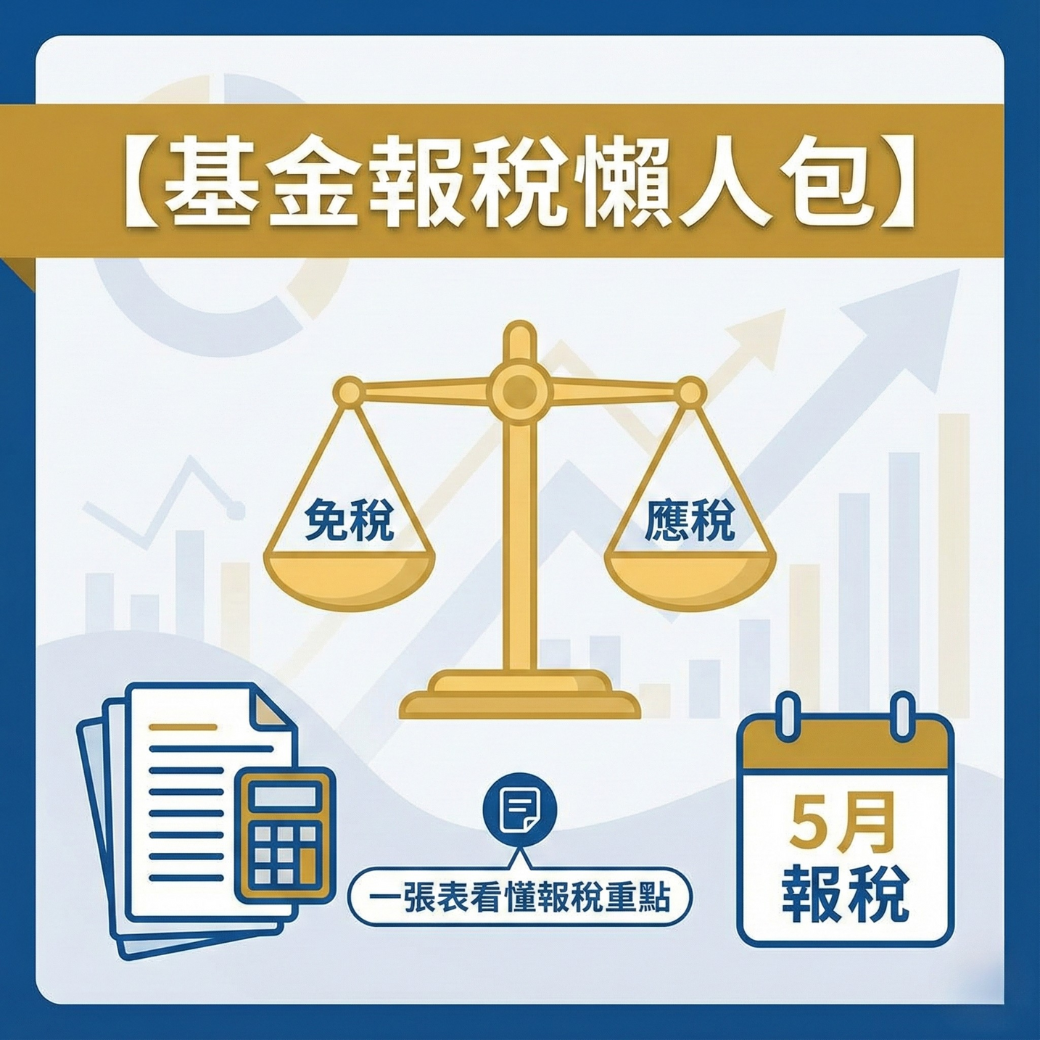 【基金報稅懶人包】一張表看懂境內外基金稅務差異！配息、資本利得免稅門檻全解析